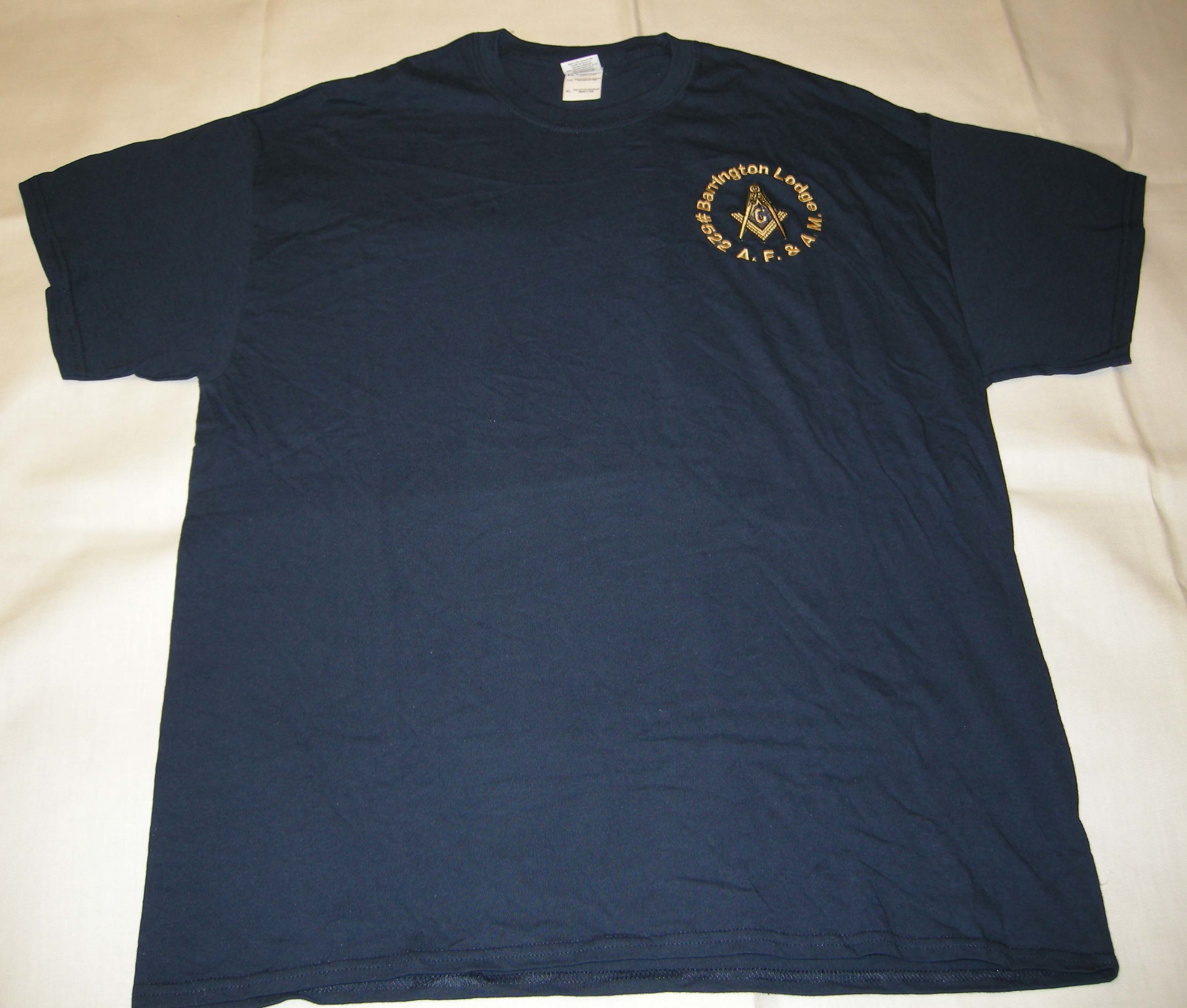 Barrington Masonic Lodge - T-Shirt (Navy)